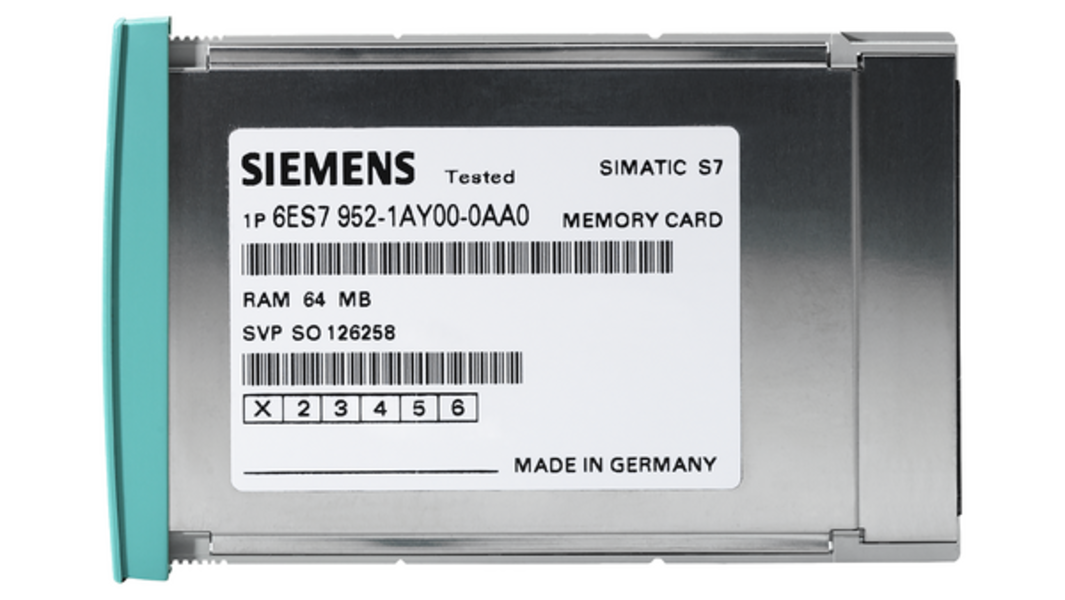 Siemens 6ES7952-0AF00-0AA0 Memory Card Product Image