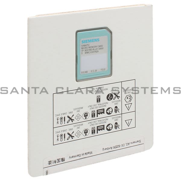 Siemens 6ES7953-8LJ31-0AA0 Memory Card | 6ES7953-8LJ31-0AA0 Product Image