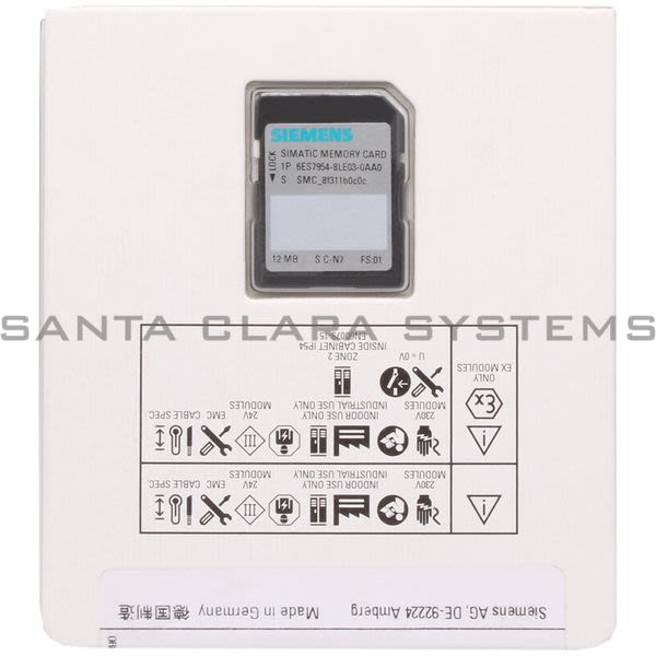 Siemens 6ES7954-8LE03-0AA0 Memory Card Product Image