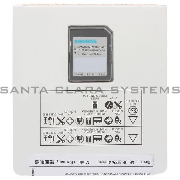 Siemens 6ES7954-8LL03-0AA0 Memory Card | 6ES7954-8LL03-0AA0 Product Image