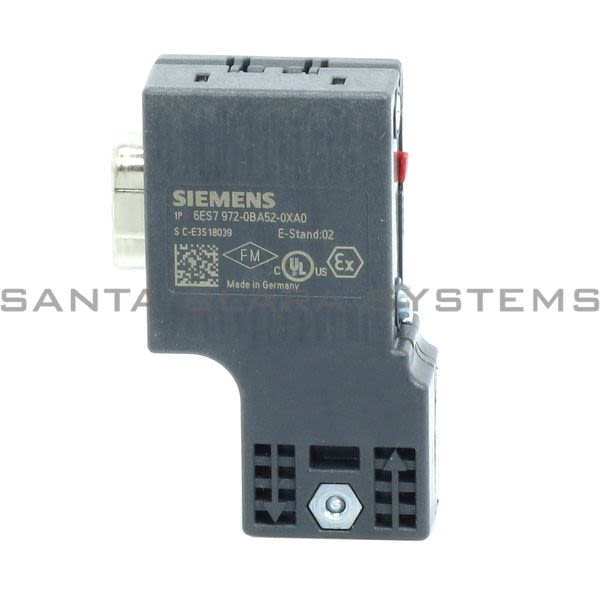 Siemens 6ES7972-0BA52-0XA0 Bus Connector | PROFIBUS DP | 6ES7972-0BA52-0XA0 Product Image