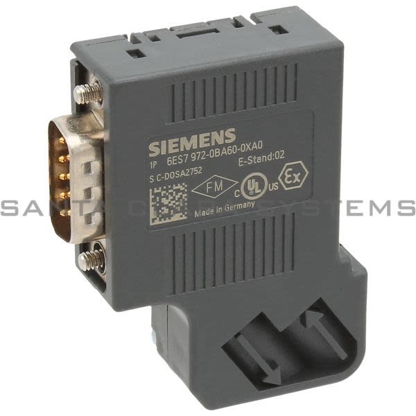 Siemens 6ES7972-0BA60-0XA0 Bus Connector Product Image