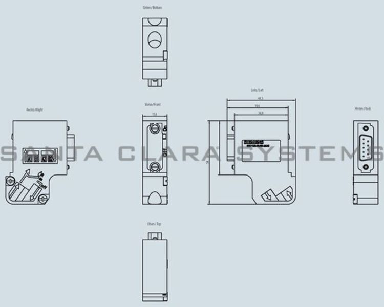 Siemens 6ES7972-0BA61-0XA0 Control Product Image