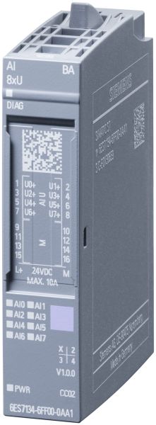 Siemens 6ES7134-6FF00-0AA1 Control Product Image