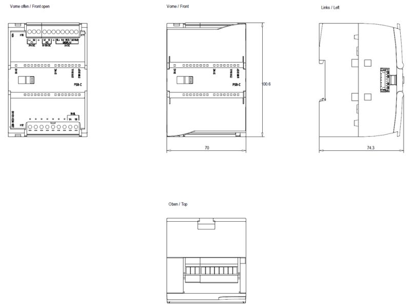 Siemens 6ES7228-1RC51-0AA0 Control Product Image