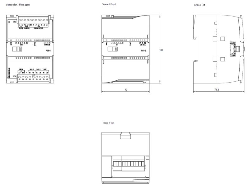 Siemens 6ES7228-1RC52-0AA0 Control Product Image
