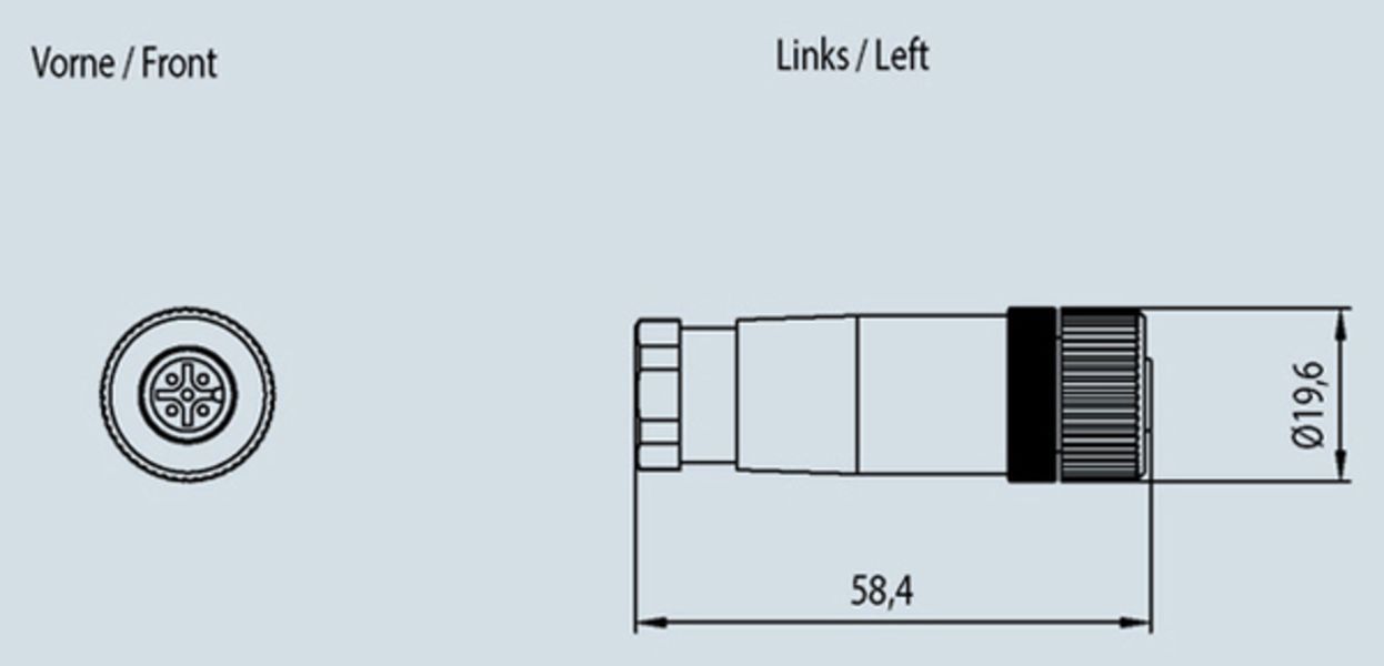 Siemens 6GK1907-0DC10-6AA3 Connector Product Image