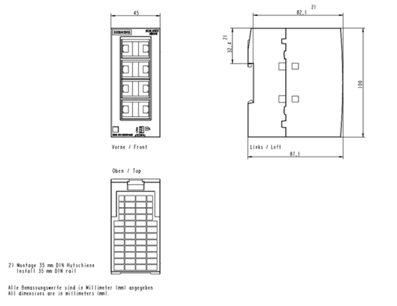 Siemens 6GK5008-0BA00-1AB2 Switch | XB008 | Scalance | 6GK5008-0BA00-1AB2 Product Image