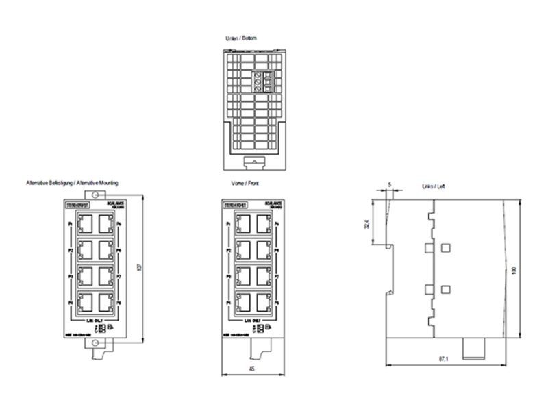 6GK5008-0GA00-1AB2 Siemens Control - Santa Clara Systems