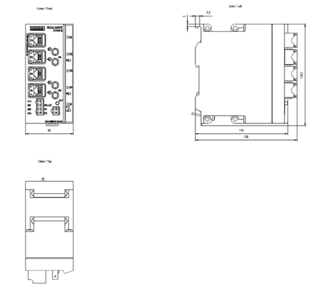 Siemens 6GK5104-2BB00-2AA3 Control Product Image