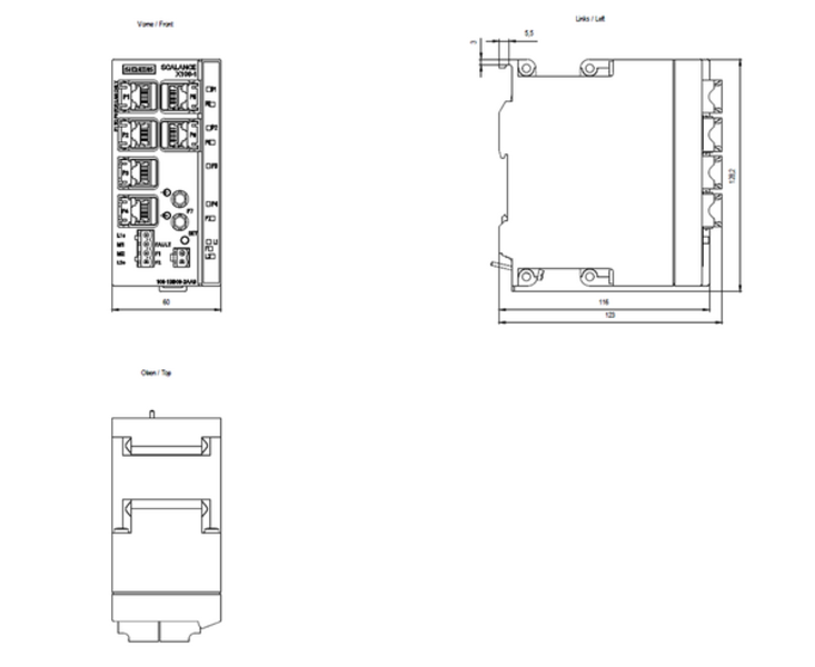 Siemens 6GK5106-1BB00-2AA3 Switch | Scalance Product Image