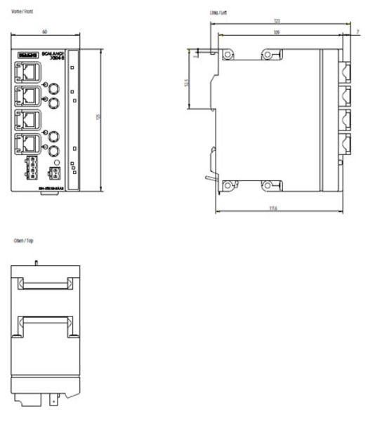 Siemens 6GK5204-2BC10-2AA3 Switch | SCALANCE | 6GK5204-2BC10-2AA3 Product Image