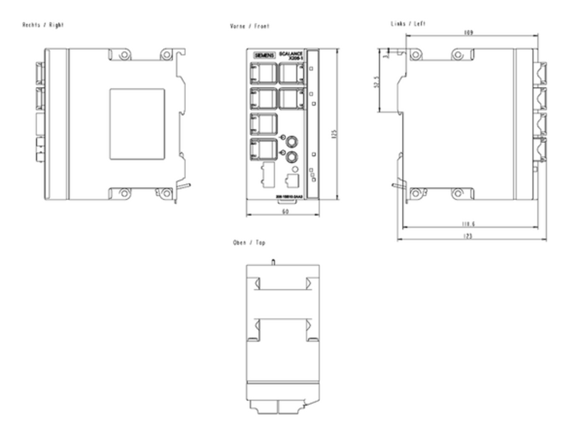 Siemens 6GK5206-1BB10-2AA3 Control Product Image