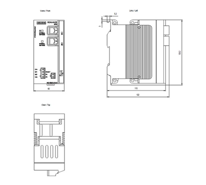 Siemens 6GK5602-0BA10-2AA3 Control Product Image