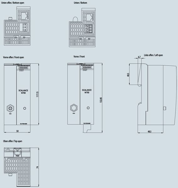 Siemens 6GK5722-1FC00-0AB0 Control Product Image