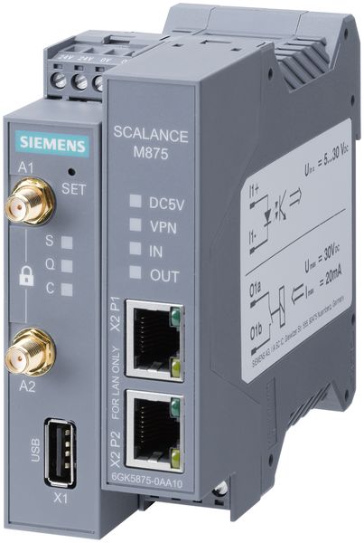 Siemens 6GK5875-0AA10-1AA2 Control Product Image
