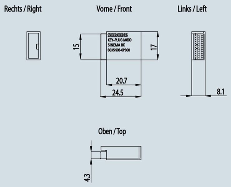 Siemens 6GK5908-0PB00 Control Product Image