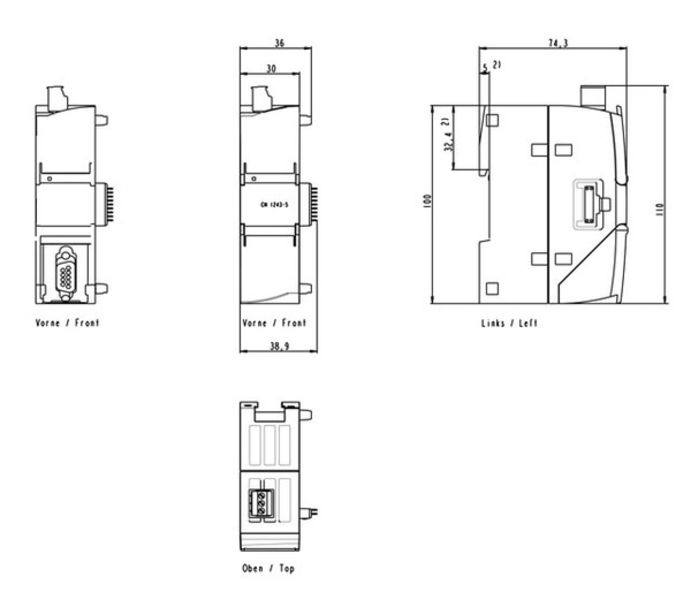 Siemens 6GK7243-5DX30-0XE0 Control Product Image
