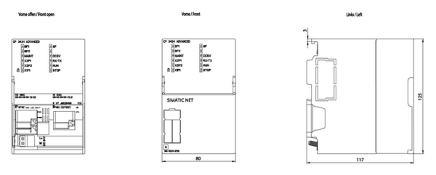 Siemens 6GK7343-1GX31-0XE0 Communication Processor Product Image