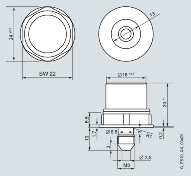 Siemens 6GT2600-4AK00-0AX0 Transponder Product Image