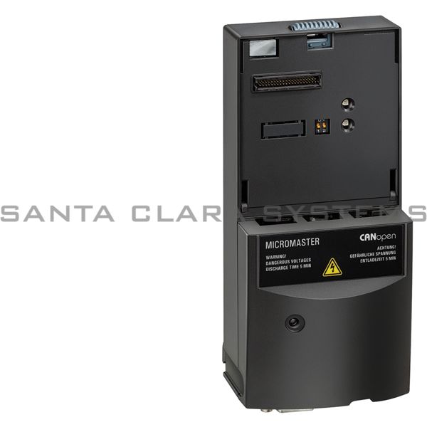 Siemens 6SE6400-1CB00-0AA0 Communication Module | CANOpen | Micromaster | 6SE6400-1CB00-0AA0 Product Image