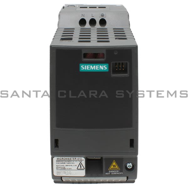 Siemens 6SE6410-2BB12-5AA0 Drive | Micromaster 410 | 6SE6410-2BB12-5AA0 Product Image