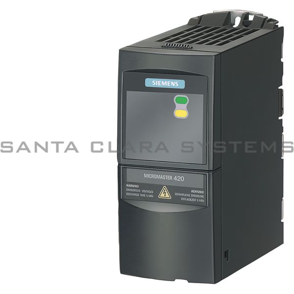 Siemens 6SE6420-2UD21-1AA1 Drive | Micromaster 420 | 6SE6420-2UD21-1AA1 Product Image
