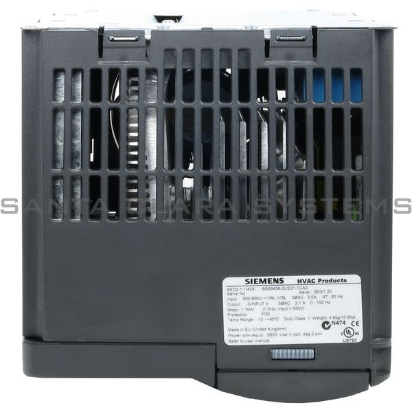 Siemens 6SE6436-2UE21-1CA0 Drive Product Image