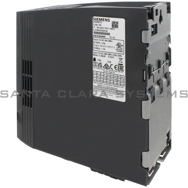 Siemens 6SL3210-1KE11-8AF2 Drive Product Image