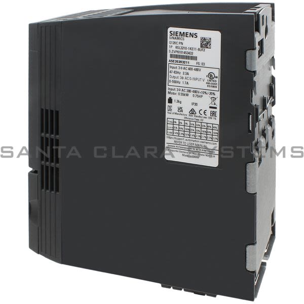 Siemens 6SL3210-1KE11-8UF2 Drive Product Image