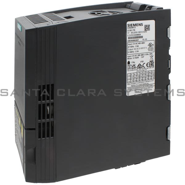Siemens 6SL3210-1KE12-3UF2 Drive | SINAMICS G120C | 6SL3210-1KE12-3UF2 Product Image