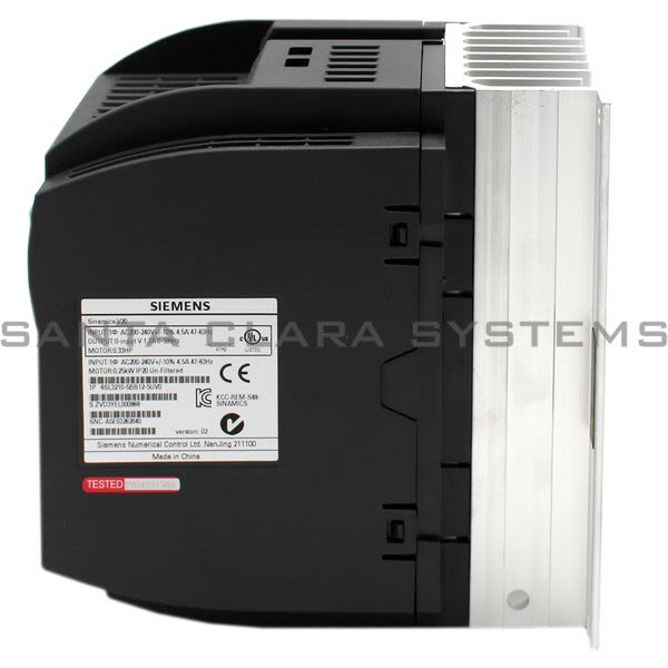 Siemens 6SL3210-5BB12-5UV0 Drive | 6SL3210-5BB12-5UV0 Product Image