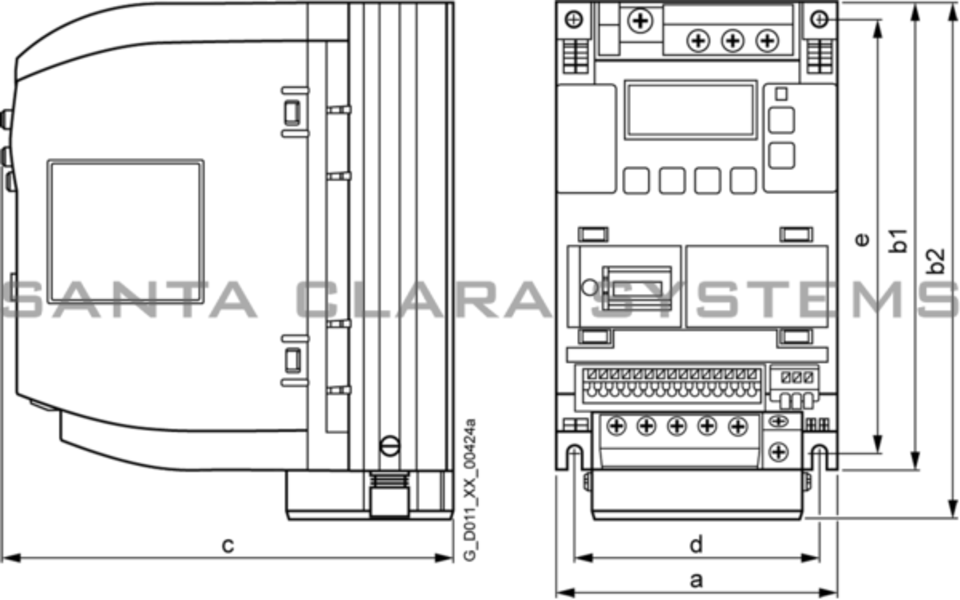 Siemens 6SL3210-5BE21-5UV0 Drive Product Image