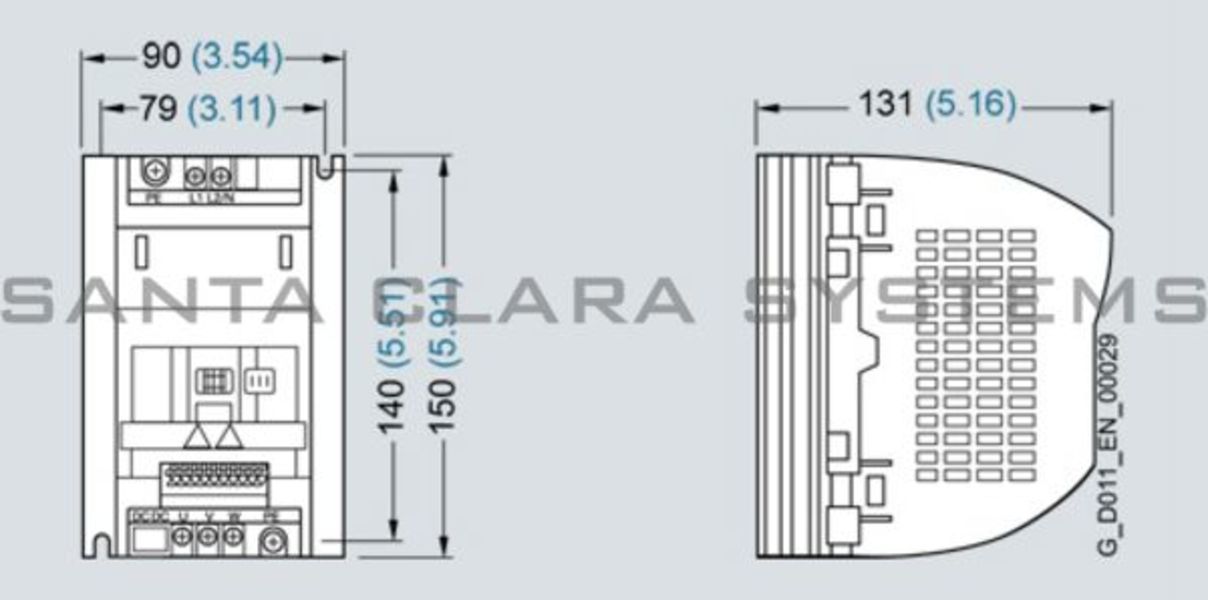 Siemens 6SL3211-0AB15-5BB1 Module | SINAMICS | 6SL3211-0AB15-5BB1 Product Image