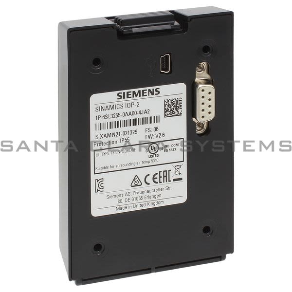 Siemens 6SL3255-0AA00-4JA2 Intelligent Operator Panel | SINAMICS | 6SL3255-0AA00-4JA2 Product Image