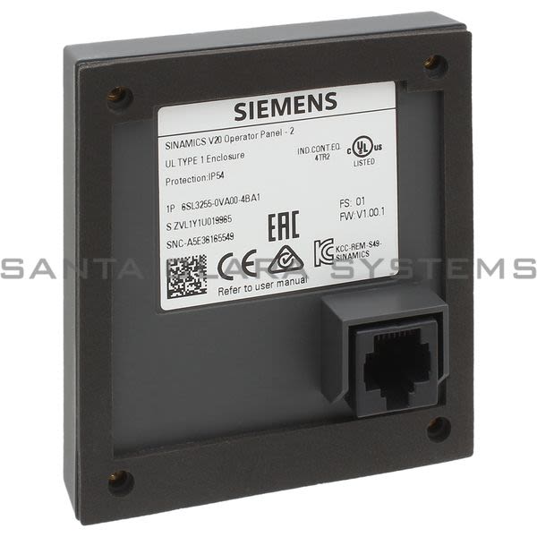 Siemens 6SL3255-0VA00-4BA1 Basic Operator Panel | SINAMICS | 6SL3255-0VA00-4BA1 Product Image