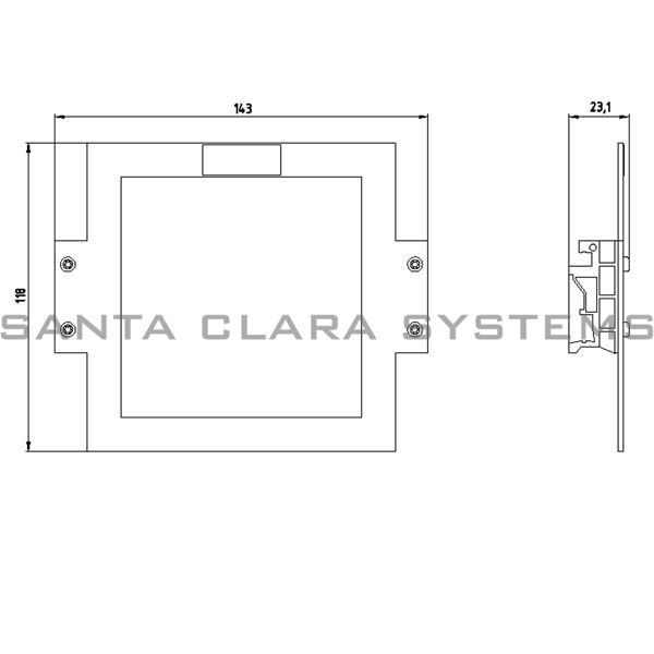 Siemens 7KM9900-0YA00-0AA0 Mounting Plate Product Image