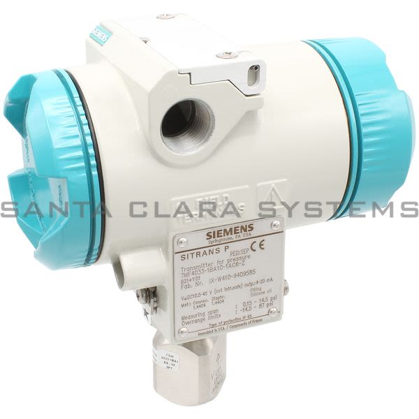 Siemens 7MF4033-1BA10-1AC6 Pressure Transmitter Product Image