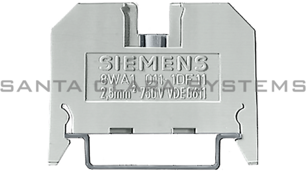Siemens 8WA1011-1BF24 Terminal Block | Black | 8WA1011-1BF24 Product Image