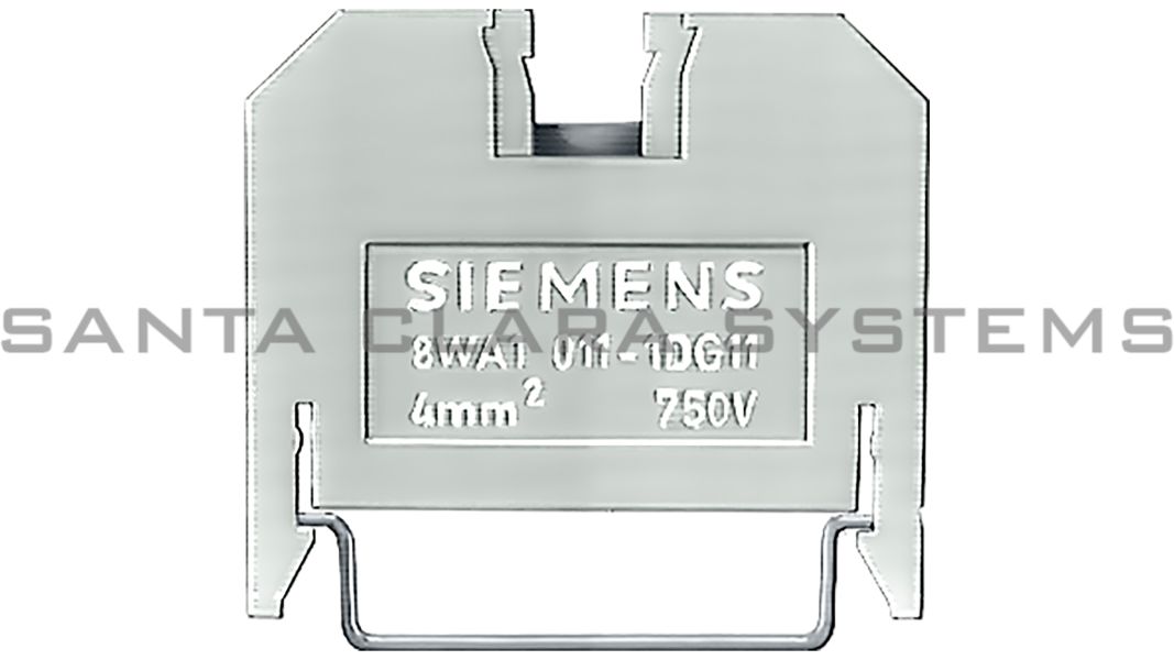 8WA10111BG11 Siemens Terminal Block 8WA10111BG11 Santa Clara Systems
