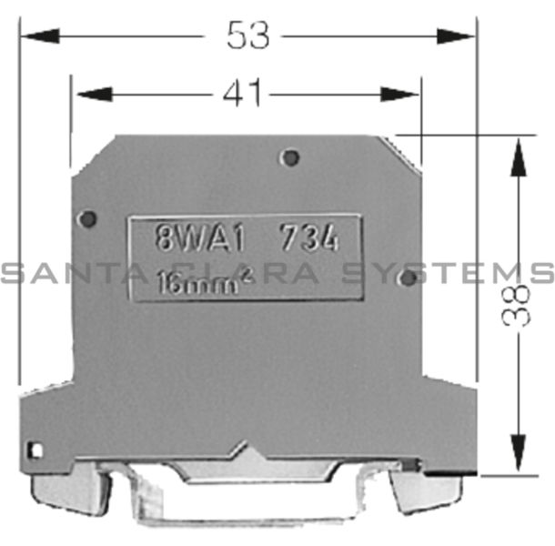 Siemens 8WA1011-1PK00 Terminal Block | 8WA1011-1PK00 Product Image