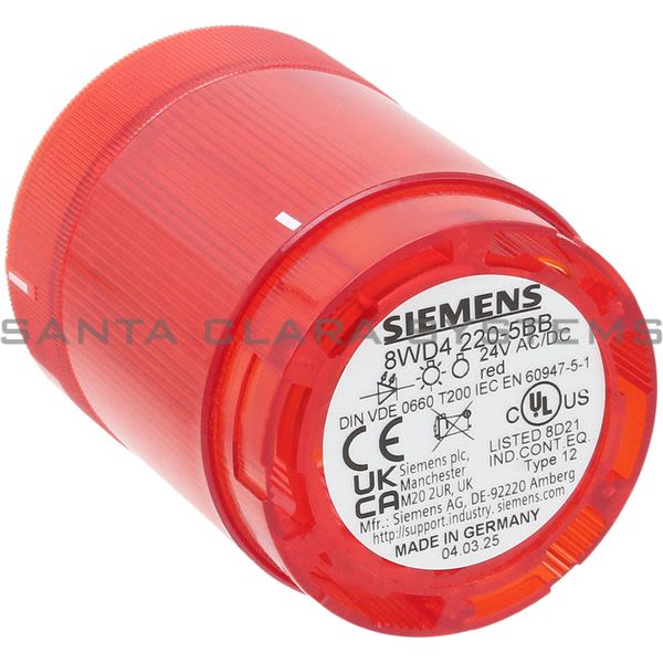 Siemens 8WD4220-5BB Stack Light | 8WD4220-5BB Product Image