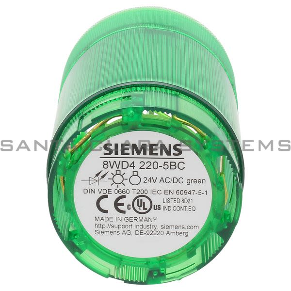 Siemens 8WD4220-5BC Stack Light | 8WD4220-5BC Product Image