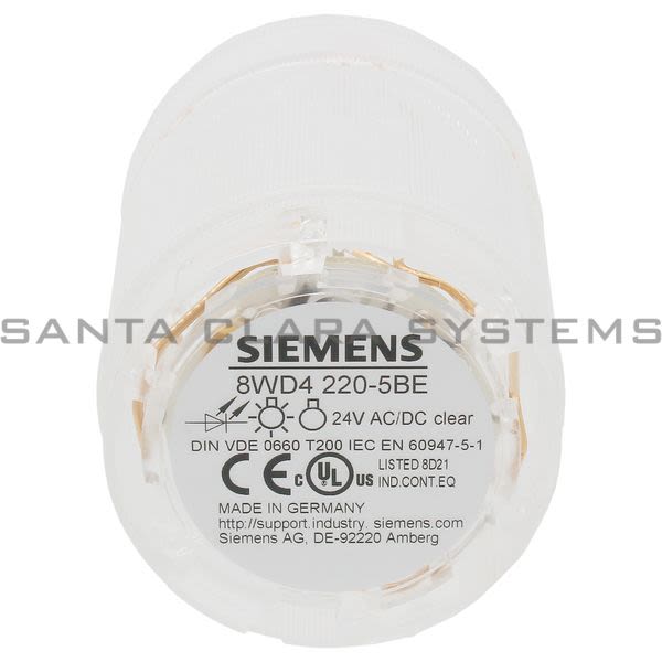 Siemens 8WD4220-5BE Stack Light | 8WD4220-5BE Product Image