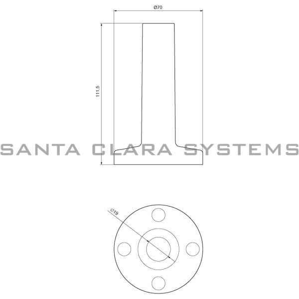 Siemens 8WD4308-0DA Mounting Foot | 8WD4308-0DA Product Image