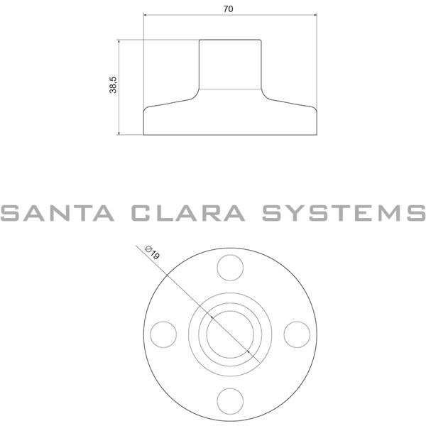 Siemens 8WD4308-0DB Mounting Foot | 8WD4308-0DB Product Image