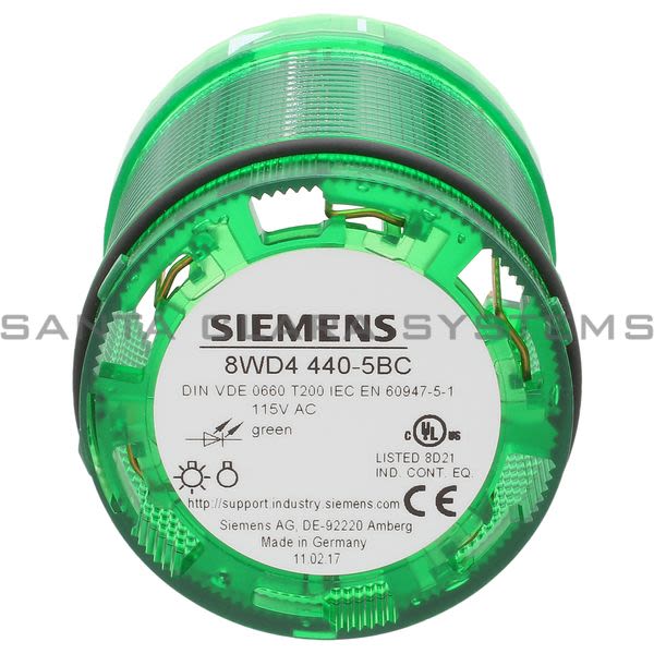 Siemens 8WD4440-5BC Signaling Element | 8WD4440-5BC Product Image