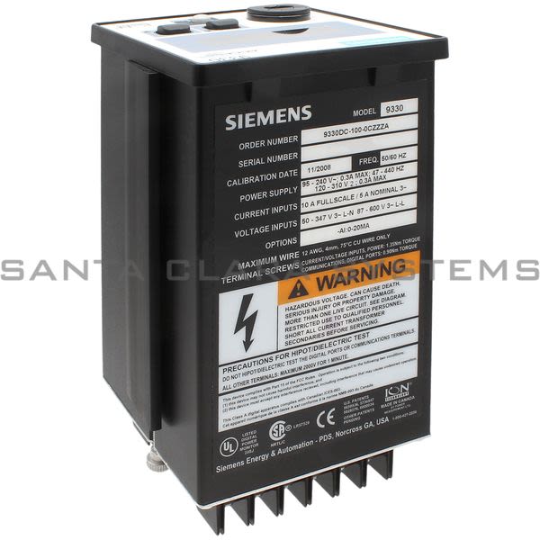 Siemens 9330DC-100-0CZZZA Power Meter Product Image