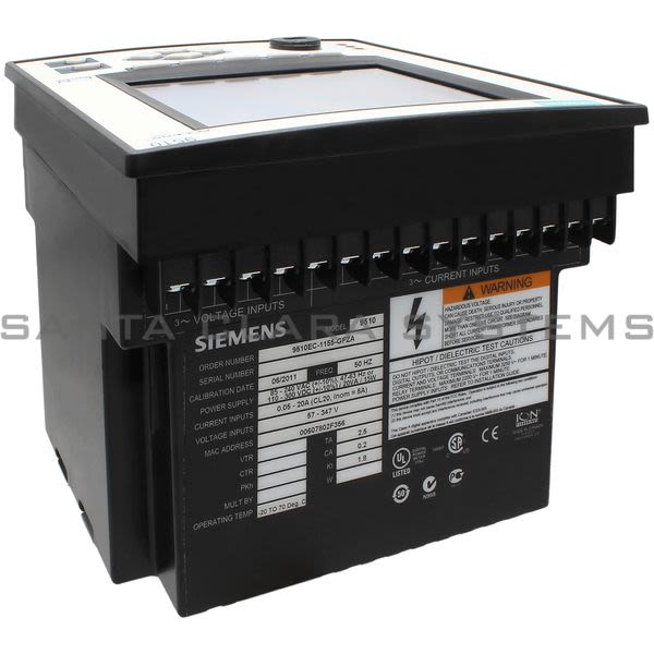 Siemens 9510EC-1155-GFZA Power Meter Product Image