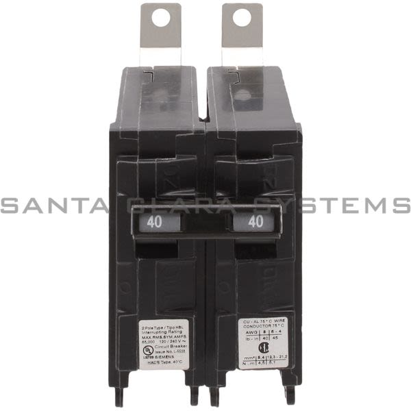 Siemens B240HH Circuit Breaker Product Image